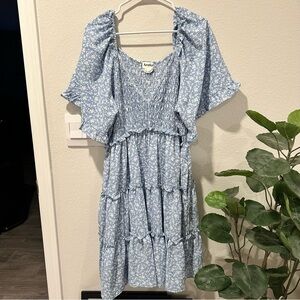 Arula Flutter Sleeve Smocked Dress